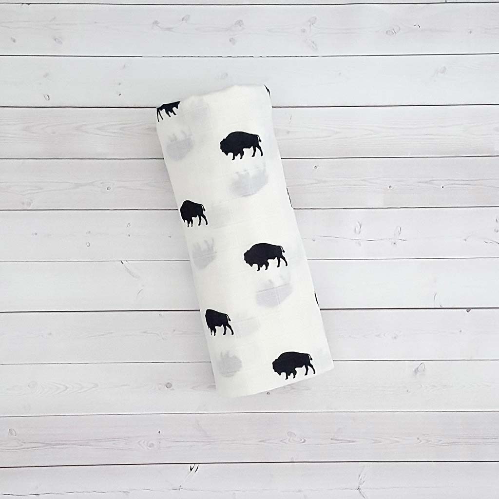 Buffalo store muslin blanket