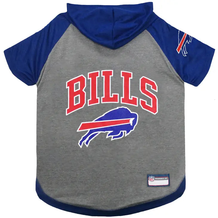 Pets First NFL Buffalo Bills NFL Hoodie Tee Shirt for Dogs & Cats