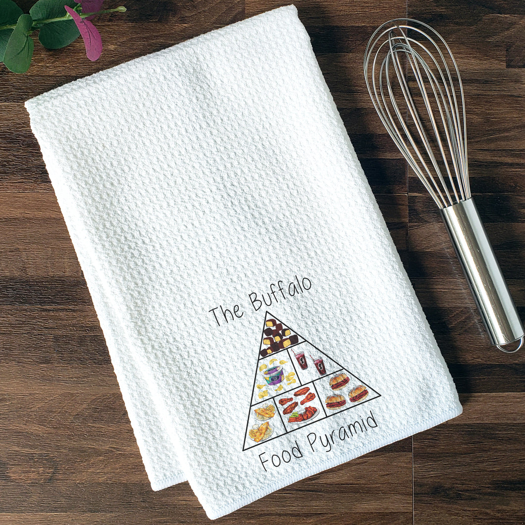 Buffalo Food Pyramid Towel