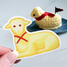 Load image into Gallery viewer, Butter Lamb Sticker or Magnet
