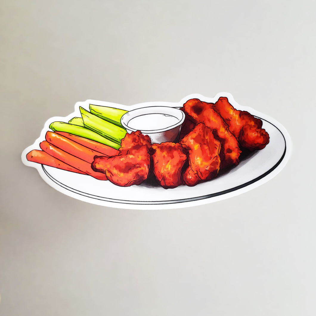 Chicken Wings Sticker or Magnet