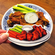 Load image into Gallery viewer, Chicken Wings Sticker or Magnet
