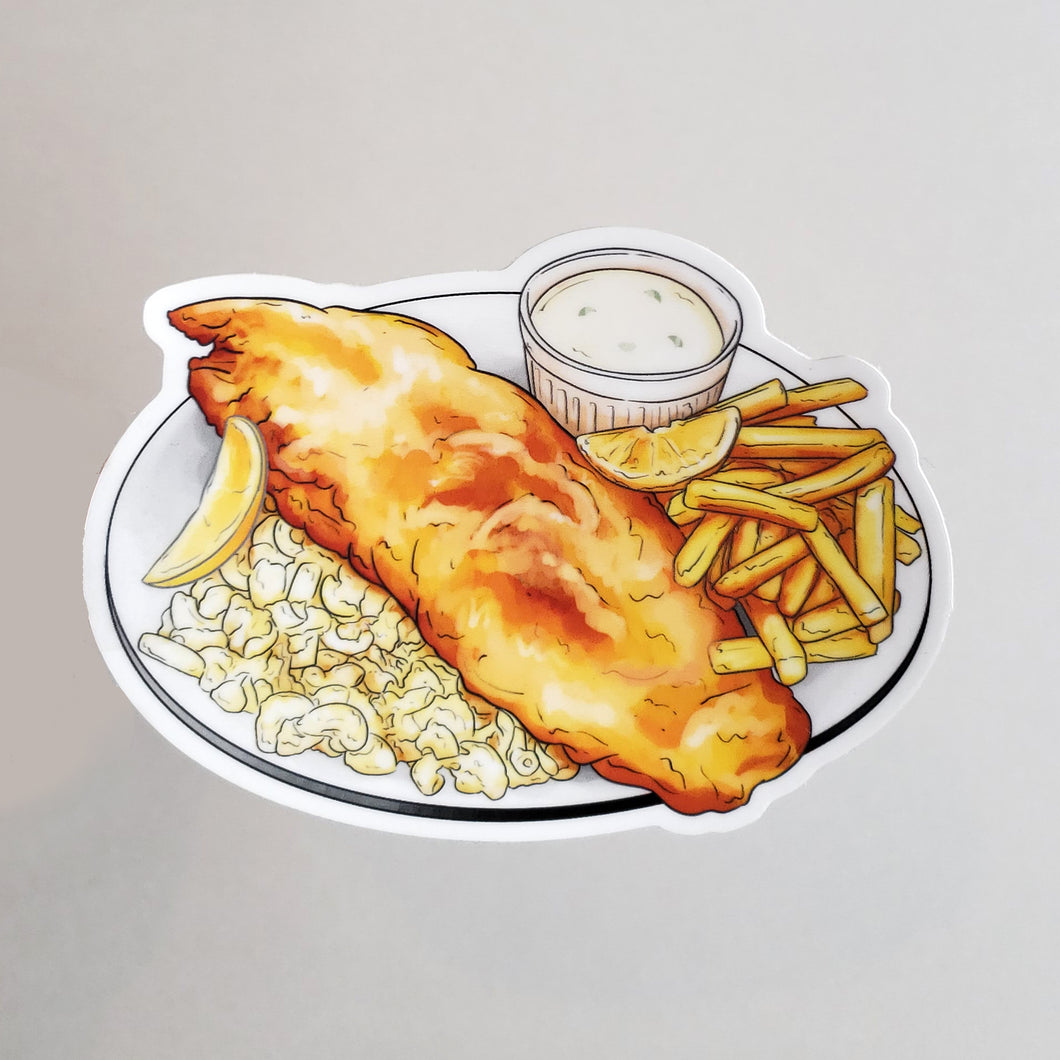 Fish Fry Sticker or Magnet