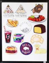 Load image into Gallery viewer, Polish Food Pyramid Sticker or Magnet
