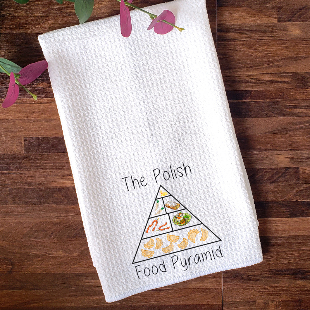 Polish Food Pyramid Towel