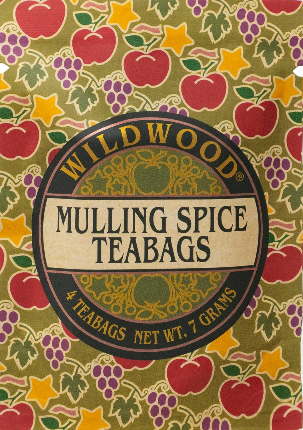 4 Hot Apple Cider Mulling Spice Teabags